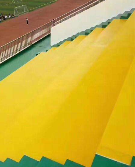 南漳球场台阶翻新修补改造